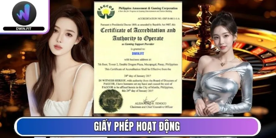 Giấy phép hoạt động